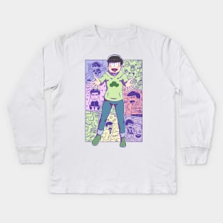 Osomatsu-san: Choromatsu Kids Long Sleeve T-Shirt